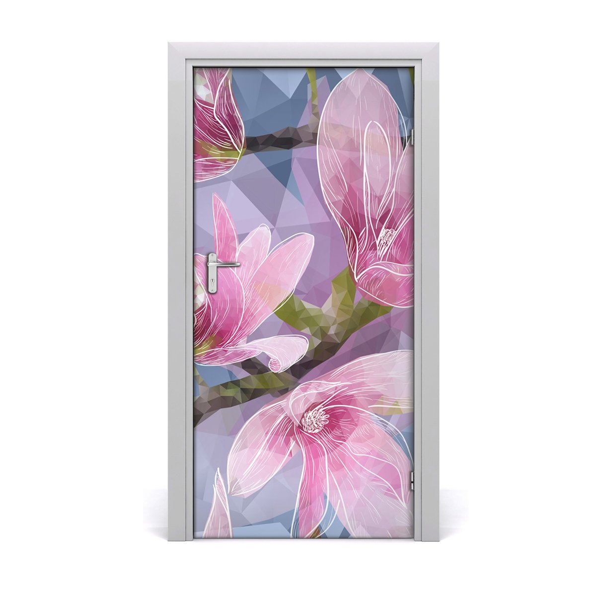 Okleina samoprzylepna fototapety na drzwi Magnolia, Tulup