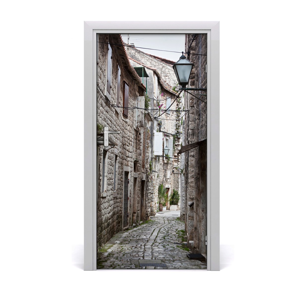 Fototapeta samoprzylepna DRZWI Uliczka Chorwacja, Tulup