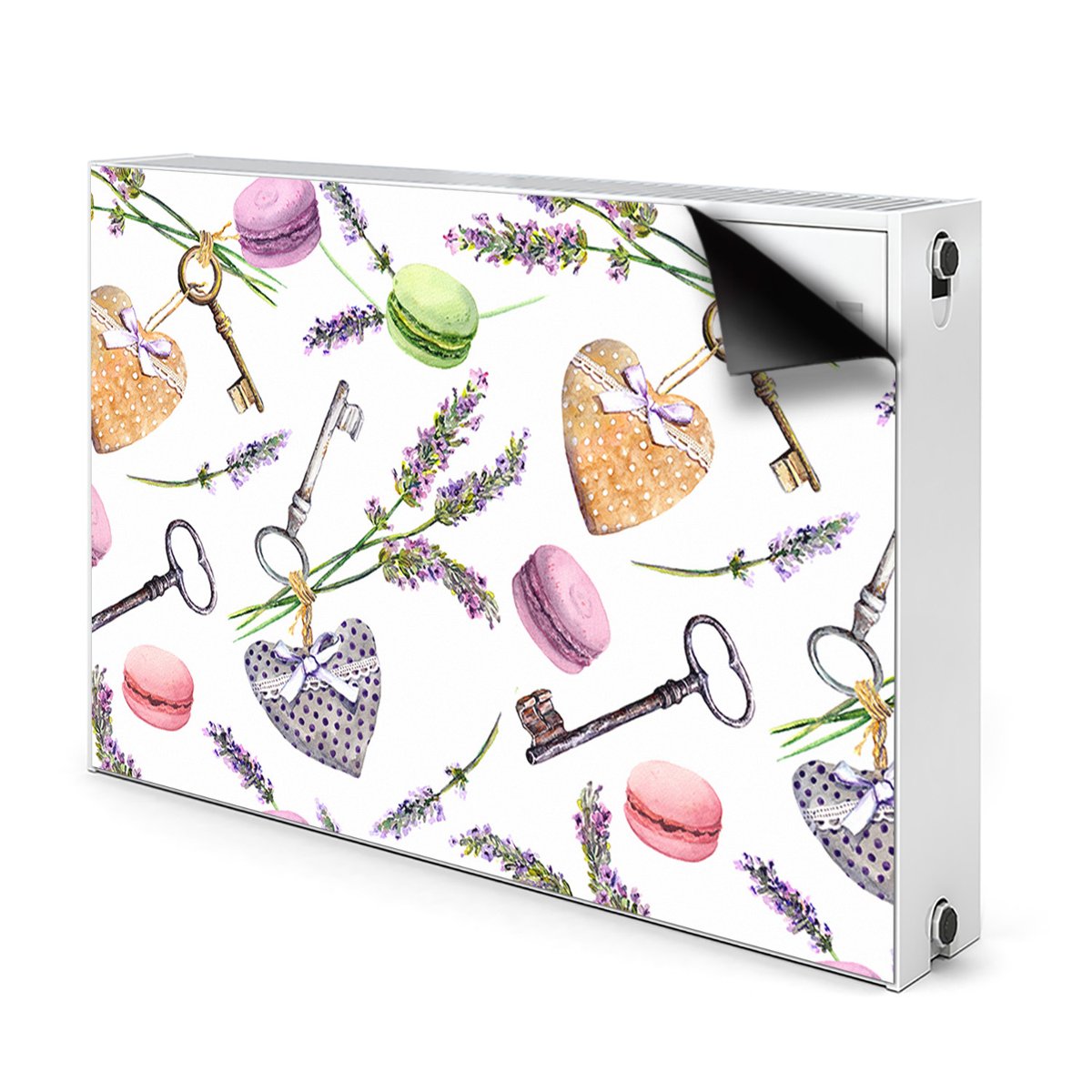 Ozdobna mata na grzejnik Stare klucze retro 90x60, Bluedecor