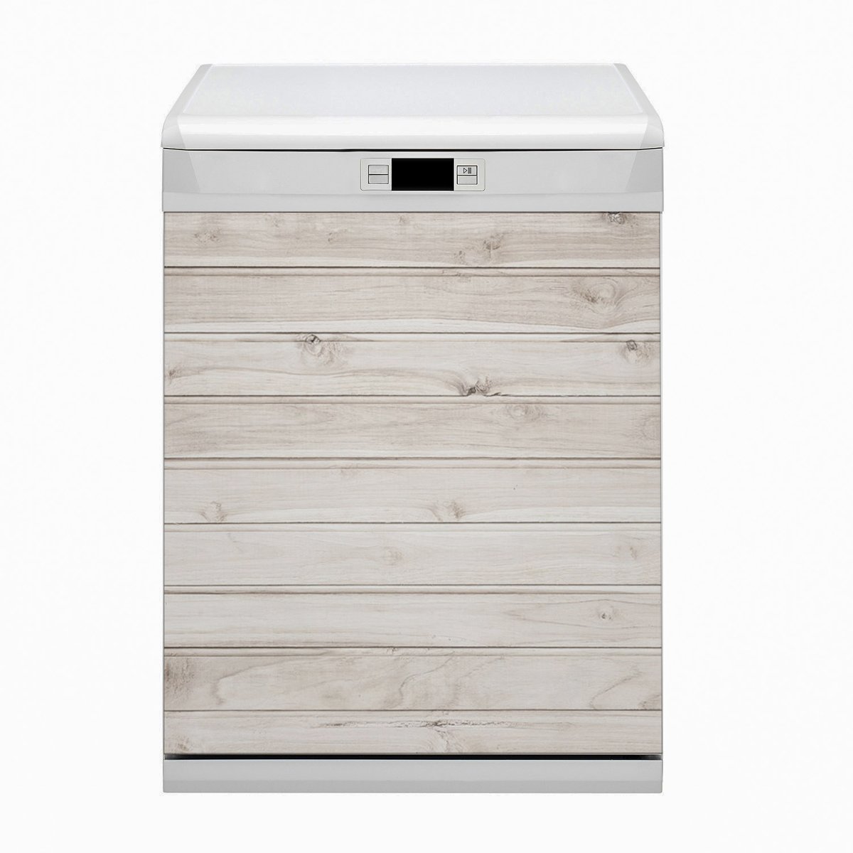 Mata Bluedecor Magnes na zmywarkę Białe deski 60x80