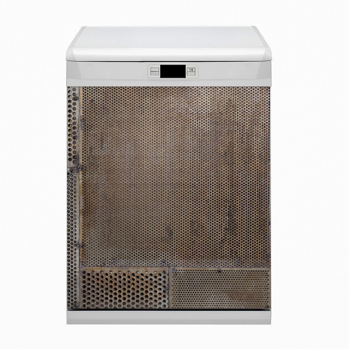 Ozdobny Bluedecor Magnes na zmywarkę Metalowa podłoga 60x80