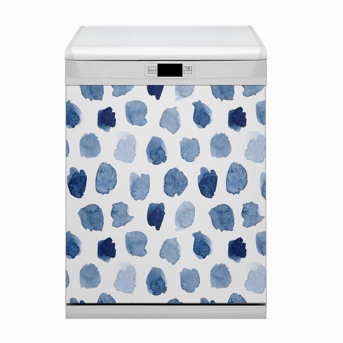 Bluedecor Maskownica Magnes na zmywarkę Kropki tuszu 60x80