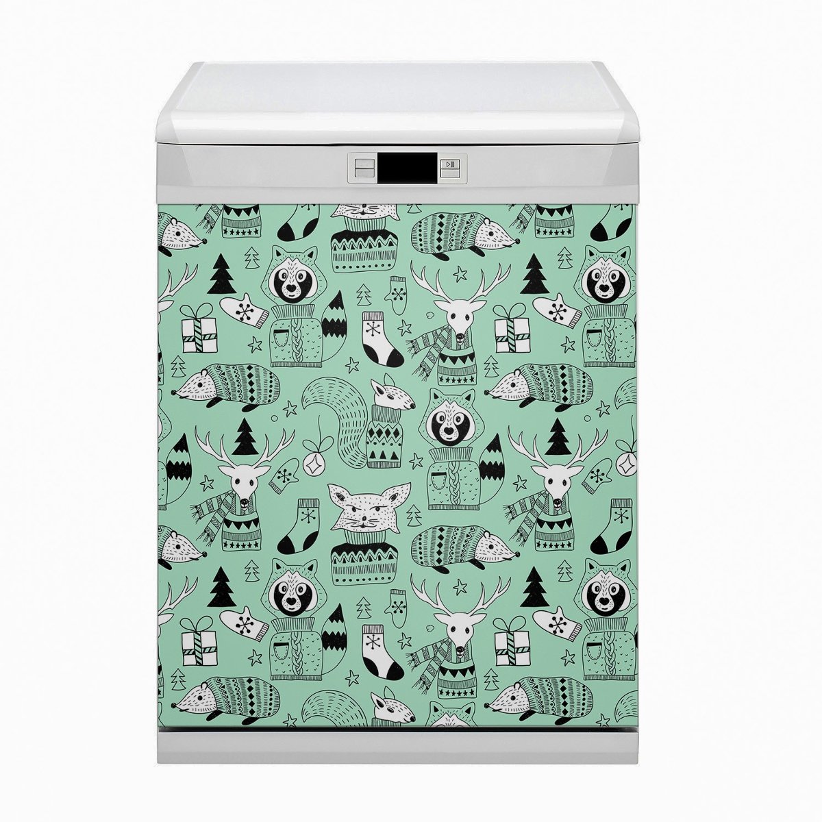 Mata Bluedecor Magnes na zmywarkę Skandynawskie zoo 60x80