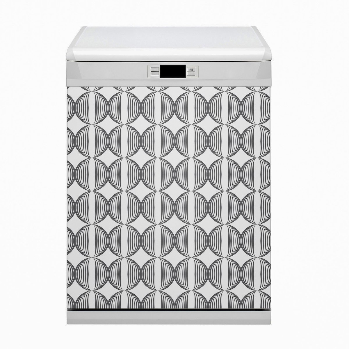 Bluedecor Maskownica na zmywarkę Okręgi wzór retro 60x80