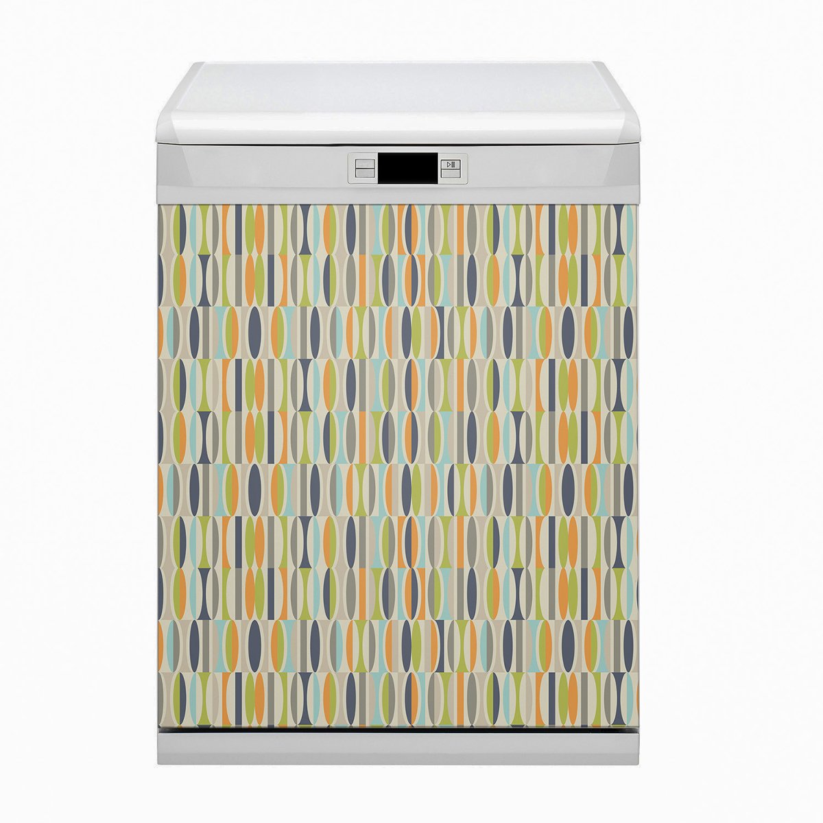 Ozdobna mata na zmywarkę Retro wzór 60x80