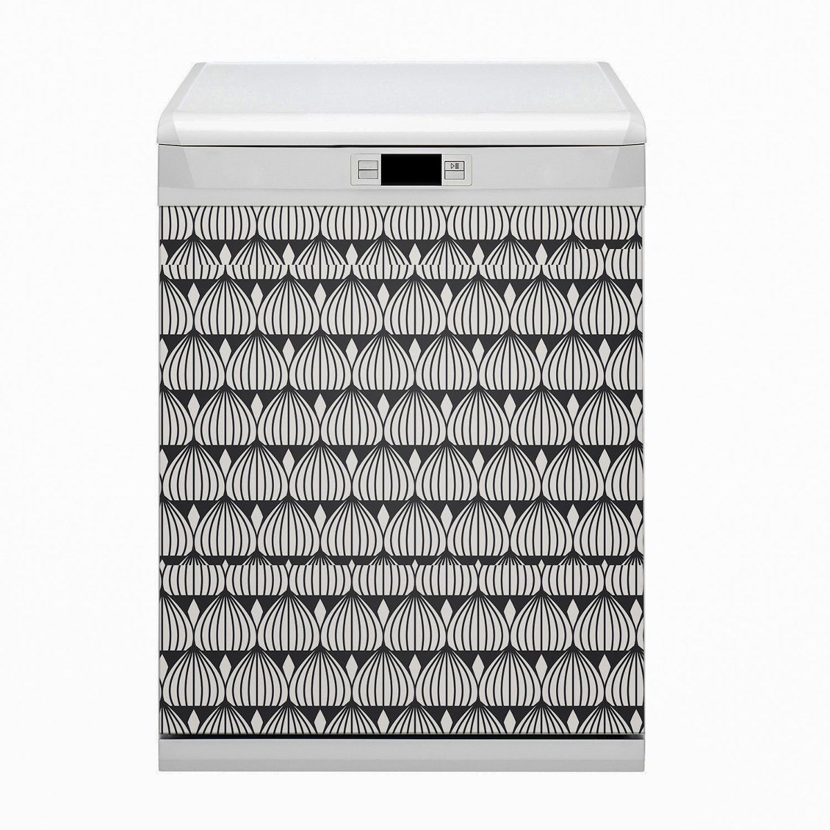 Ozdobny Bluedecor Magnes na zmywarkę Retro wzór 60x80