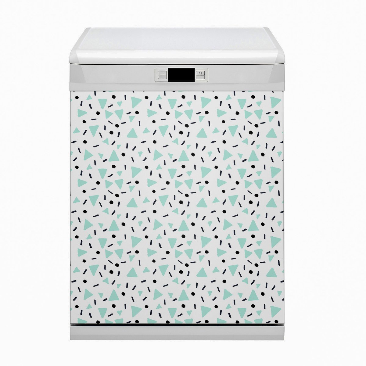 Mata magnetyczna na zmywarkę Wzór retro 60x80