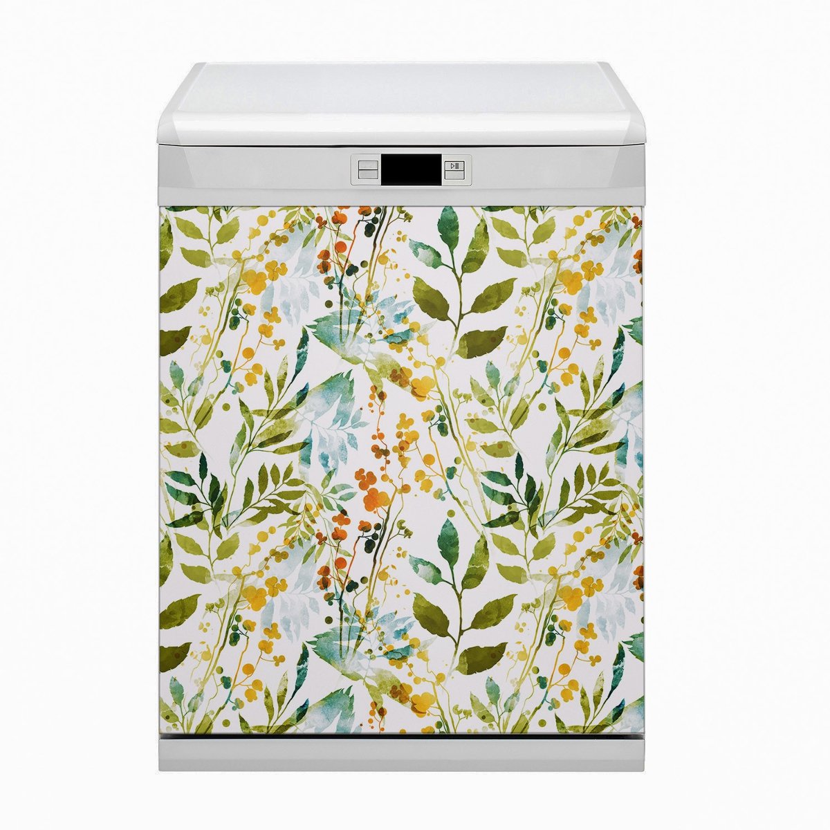 Bluedecor Maskownica na zmywarkę Kwiaty Boho 60x80