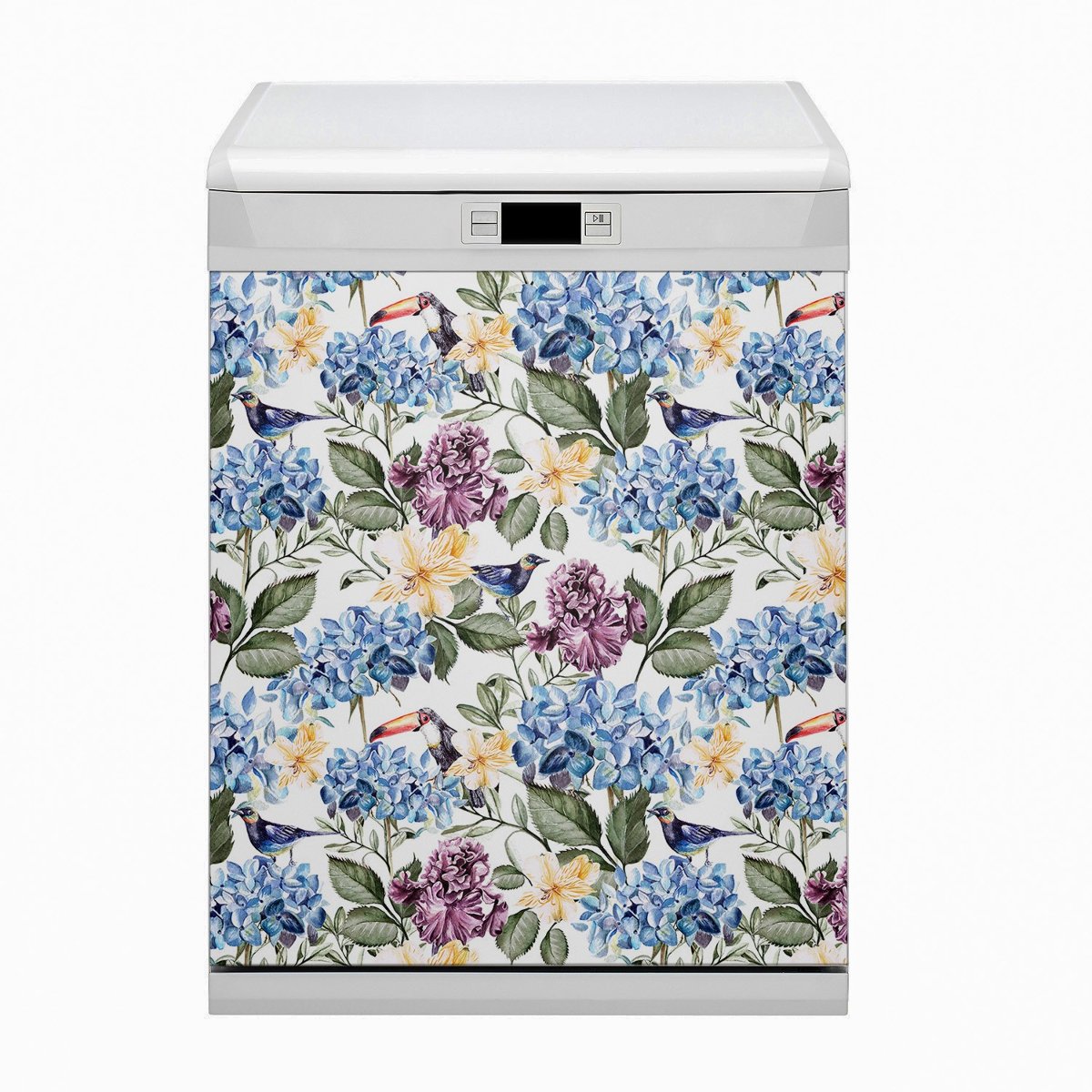 Mata na zmywarkę Kwiaty retro 60x80