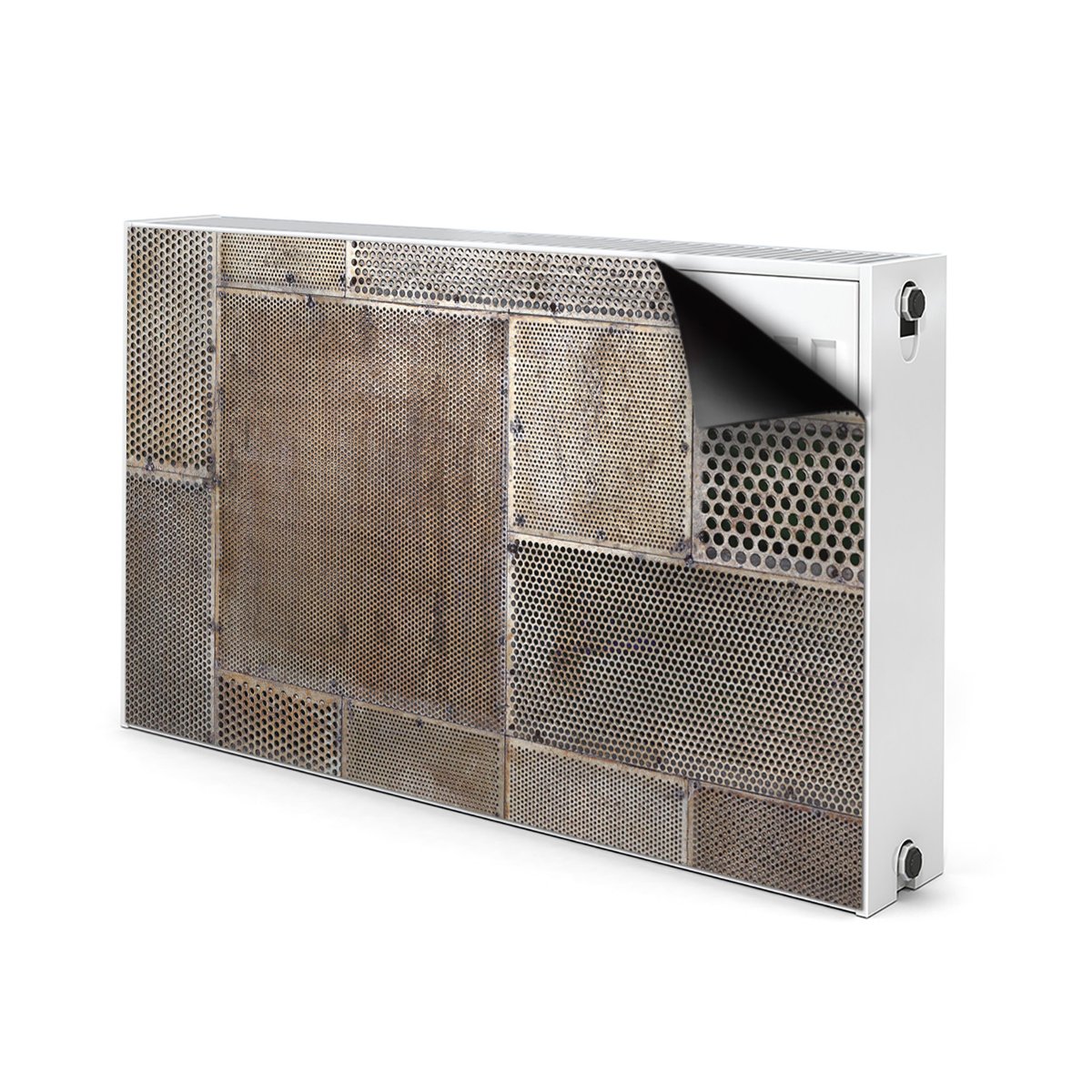 Mata ozdobna na kaloryfer Metalowa podłoga 100x60, Bluedecor