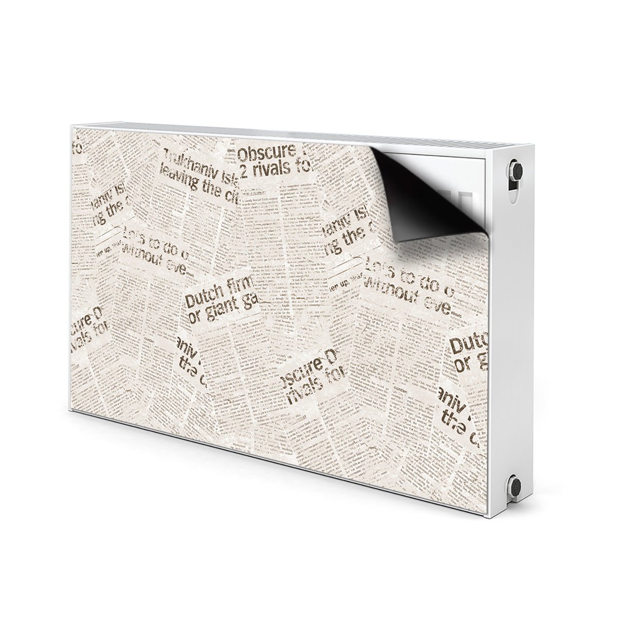 Magnetyczna mata Gazety w stylu vintage 100x60 cm, Bluedecor