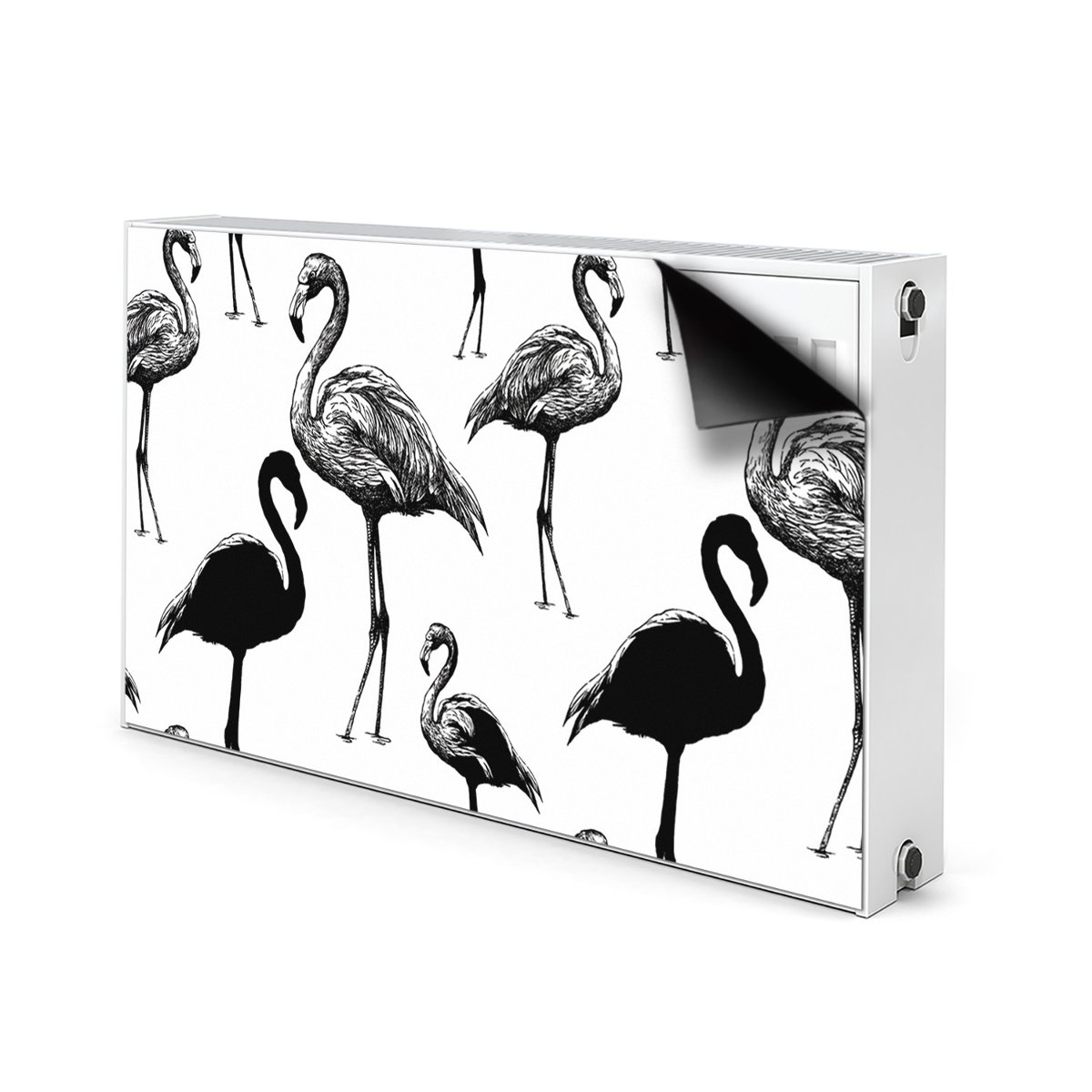 Ozdoba na kaloryfer Retro styl flamingi 100x60 cm, Bluedecor