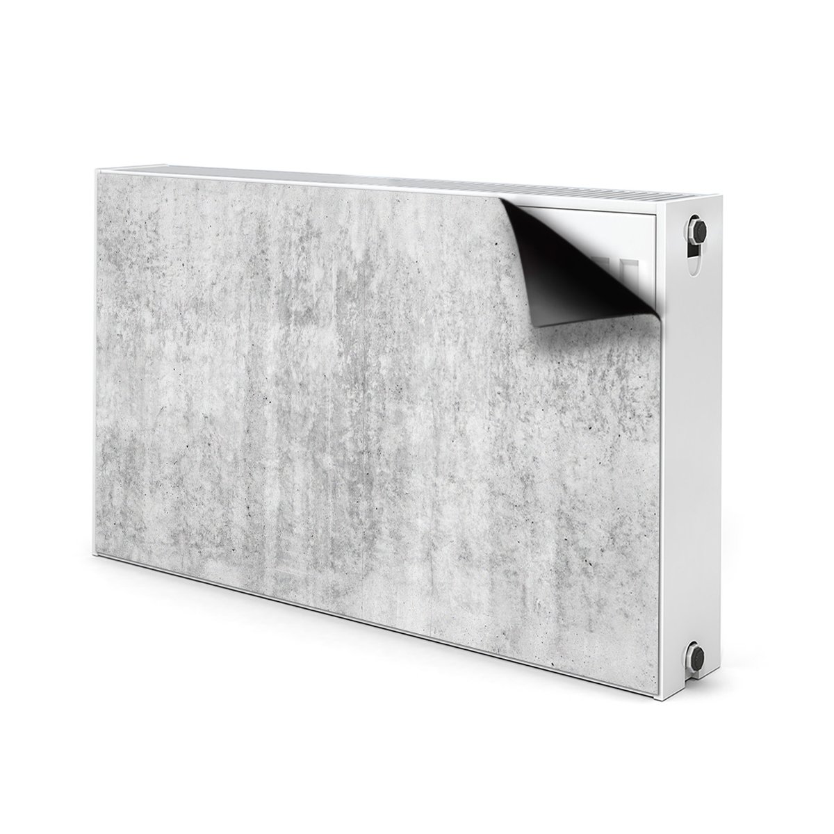 Magnetyczna osłona na grzejnik Szary beton 100x60, Bluedecor