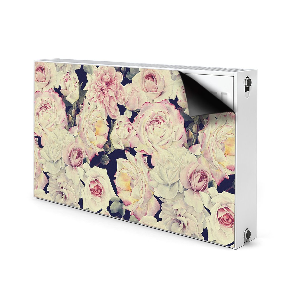 Magnetyczna mata z nadrukiem Białe Róże 100x60 cm, Bluedecor