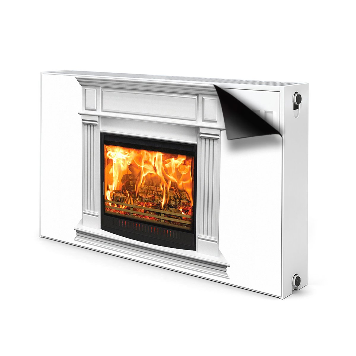 Maskownica na kaloryfer Elegancki kominek 100x60, Bluedecor