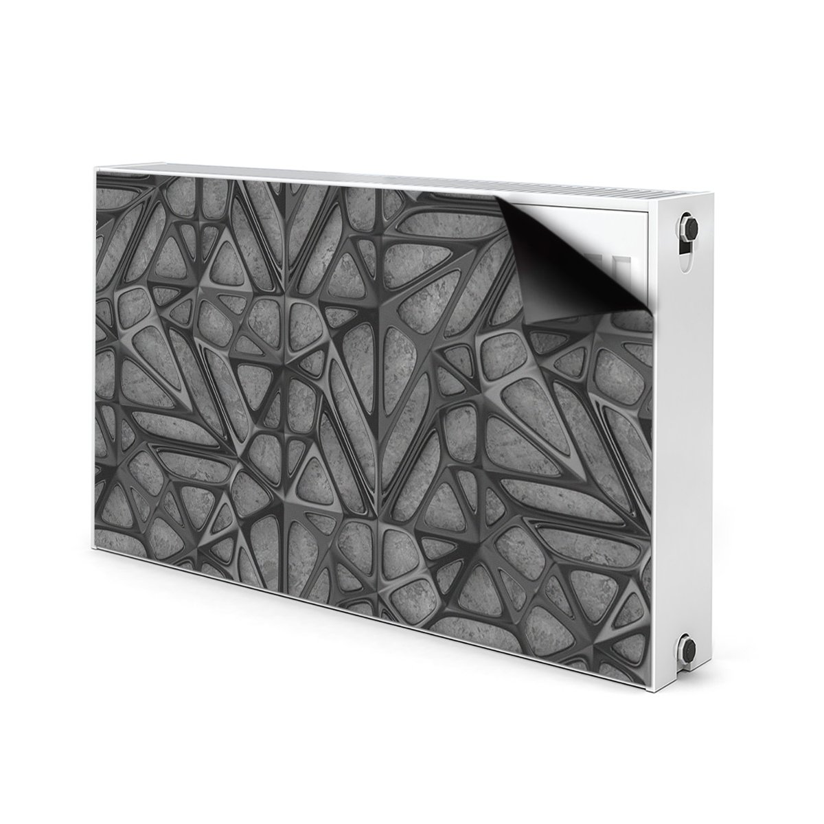 Magnetyczna mata Wzór siatki na betonie 100x60 cm, Bluedecor