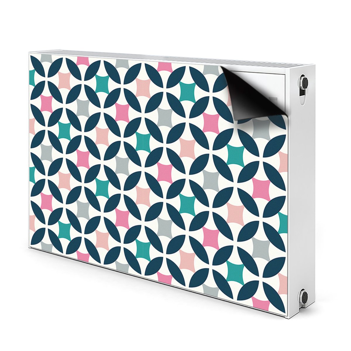 Magnetyczna maskownica Pastelowy retro wzór 90x60, Bluedecor