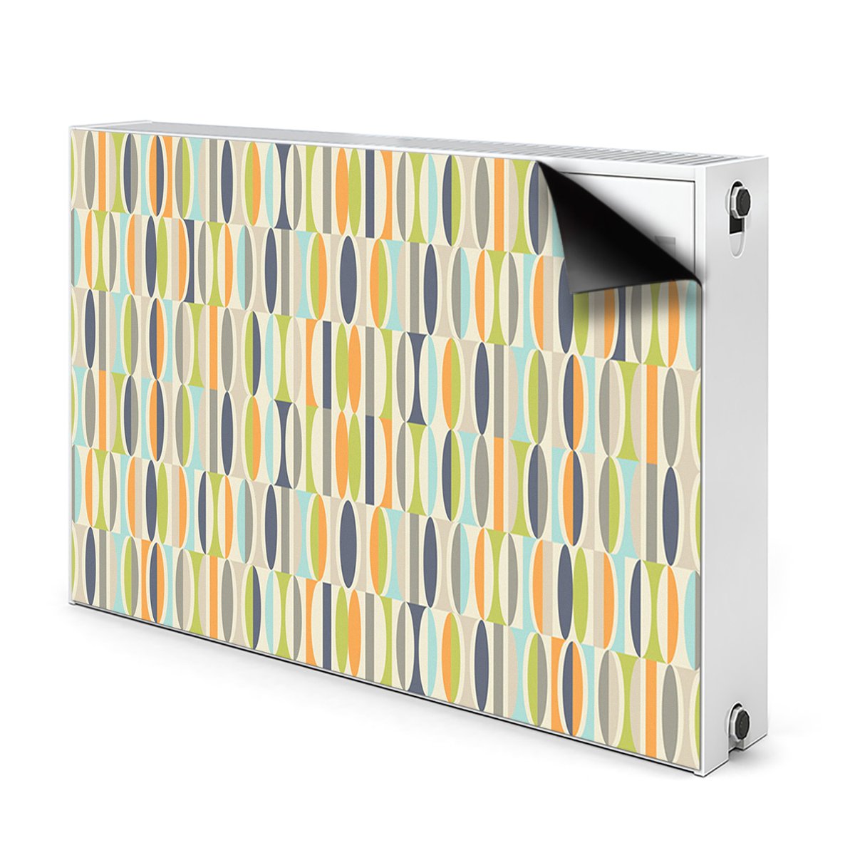 Magnetyczna mata z nadrukiem Retro wzór 90x60 cm, Bluedecor