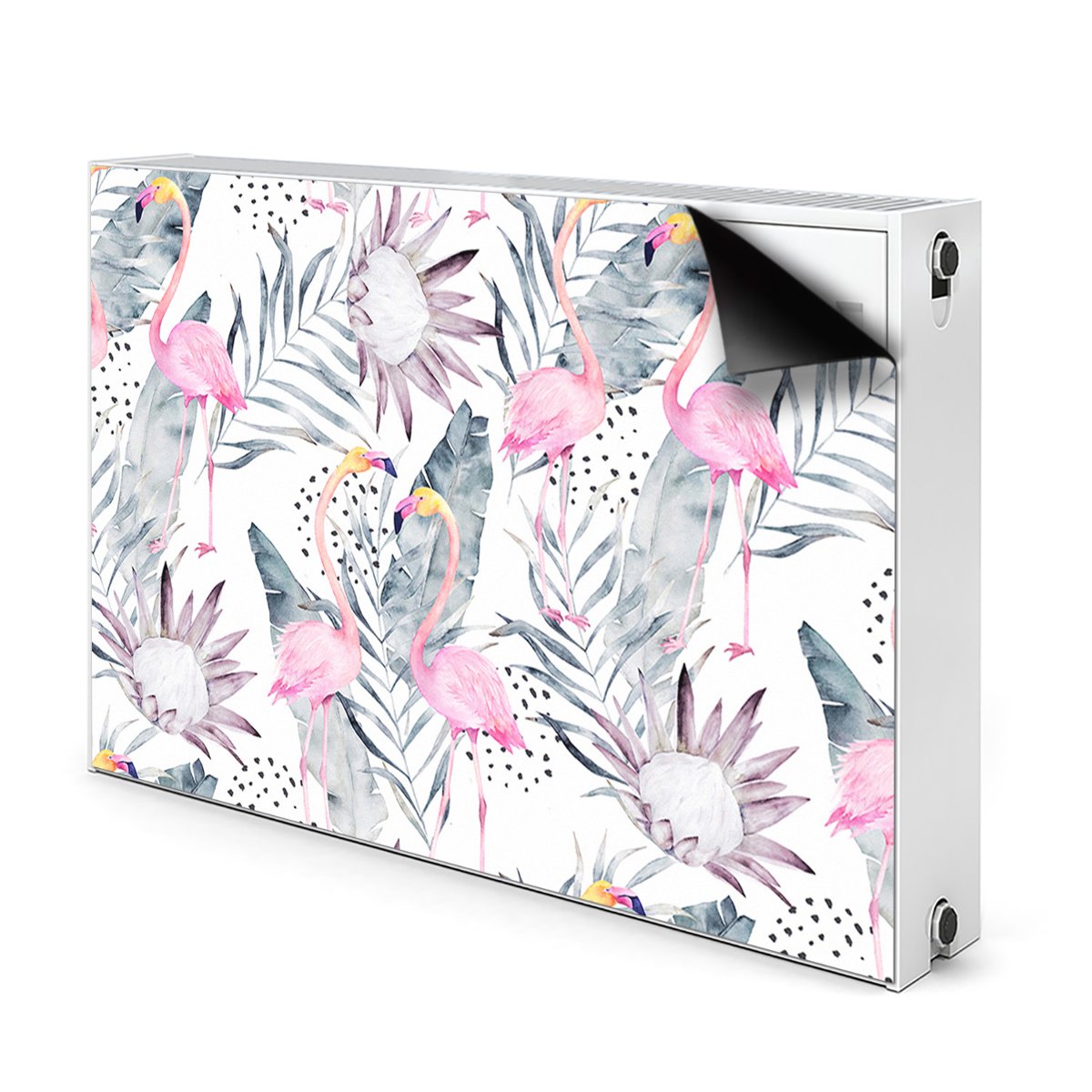 HIT Magnetyczna mata z nadrukiem Flamingi 90x60, Bluedecor