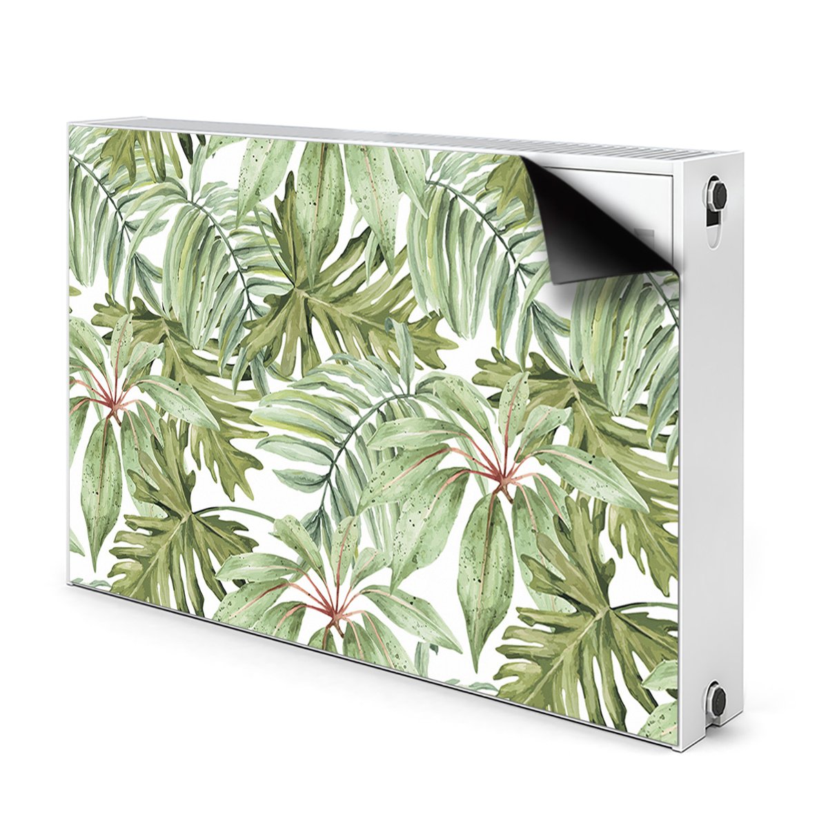 Maskownica na kaloryfer Tropikalne liście 90x60, Bluedecor