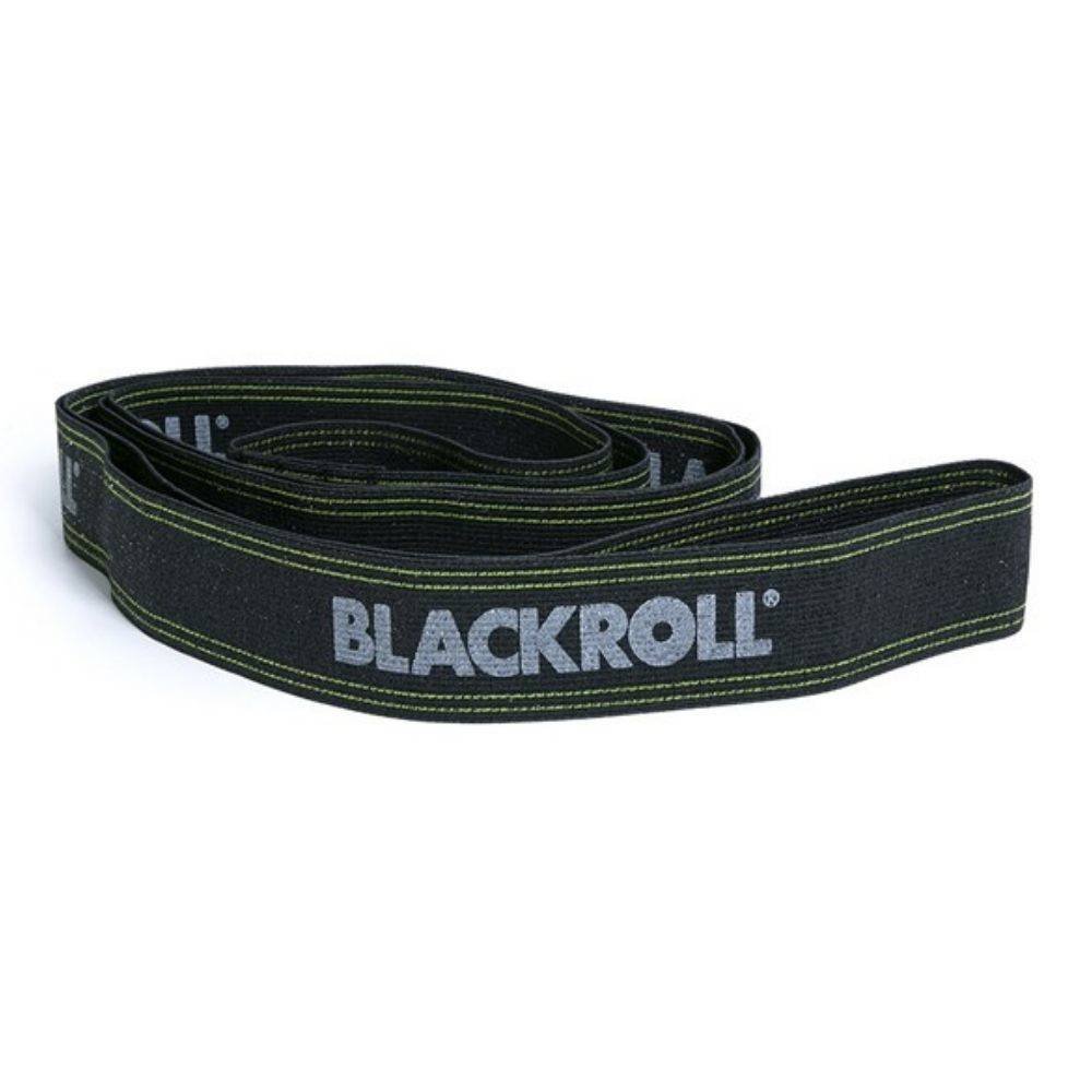 Blackroll Band taśmy fitness. Taśmy w różnych mocach rezystora (łatwa średnia silna ekstremalnie silna), co zapewnia stabilną muskulaturę. Pojedynczo lub w zestawie w różnych kolorach., czarny, je AMUKRBBK