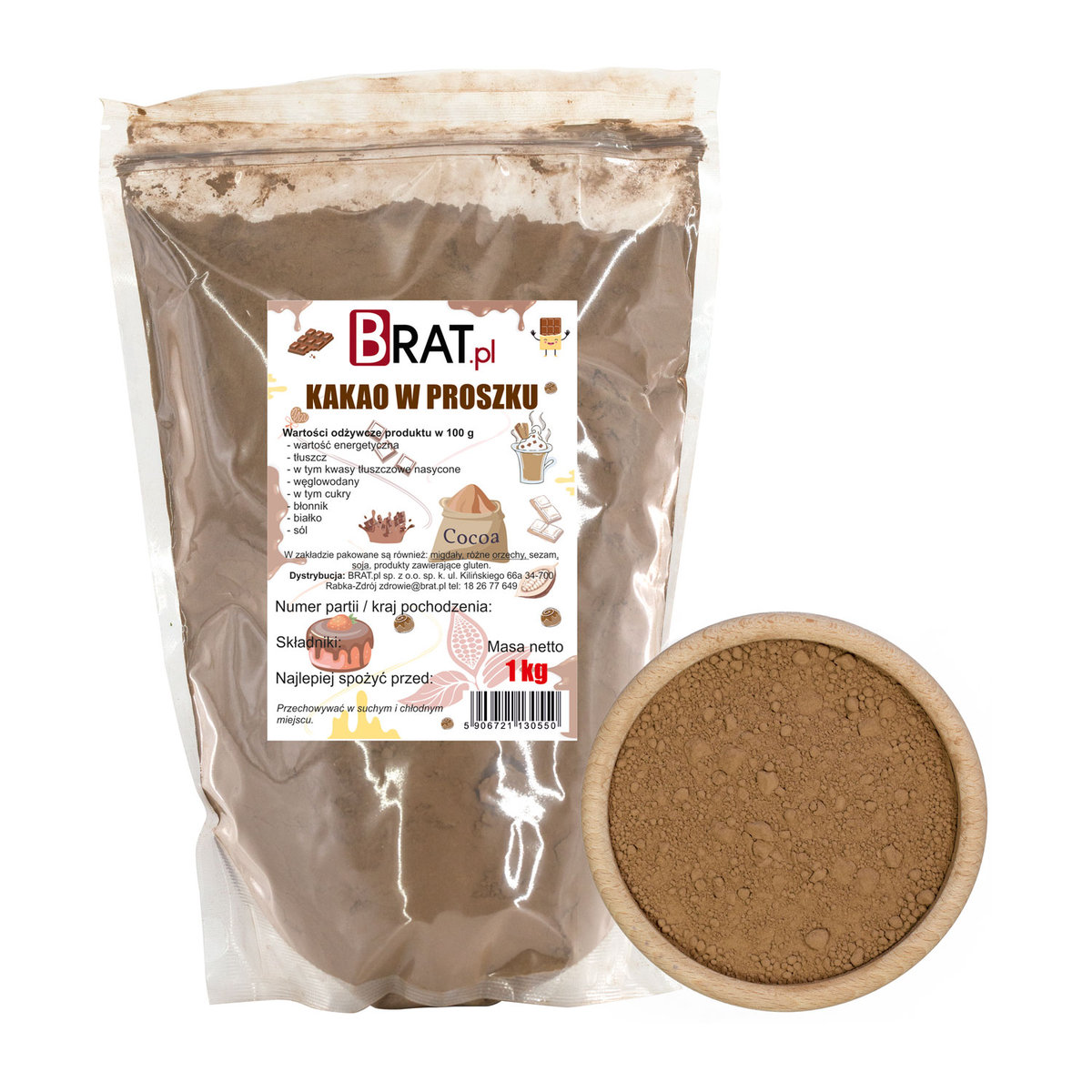 Kakao w proszku 1kg