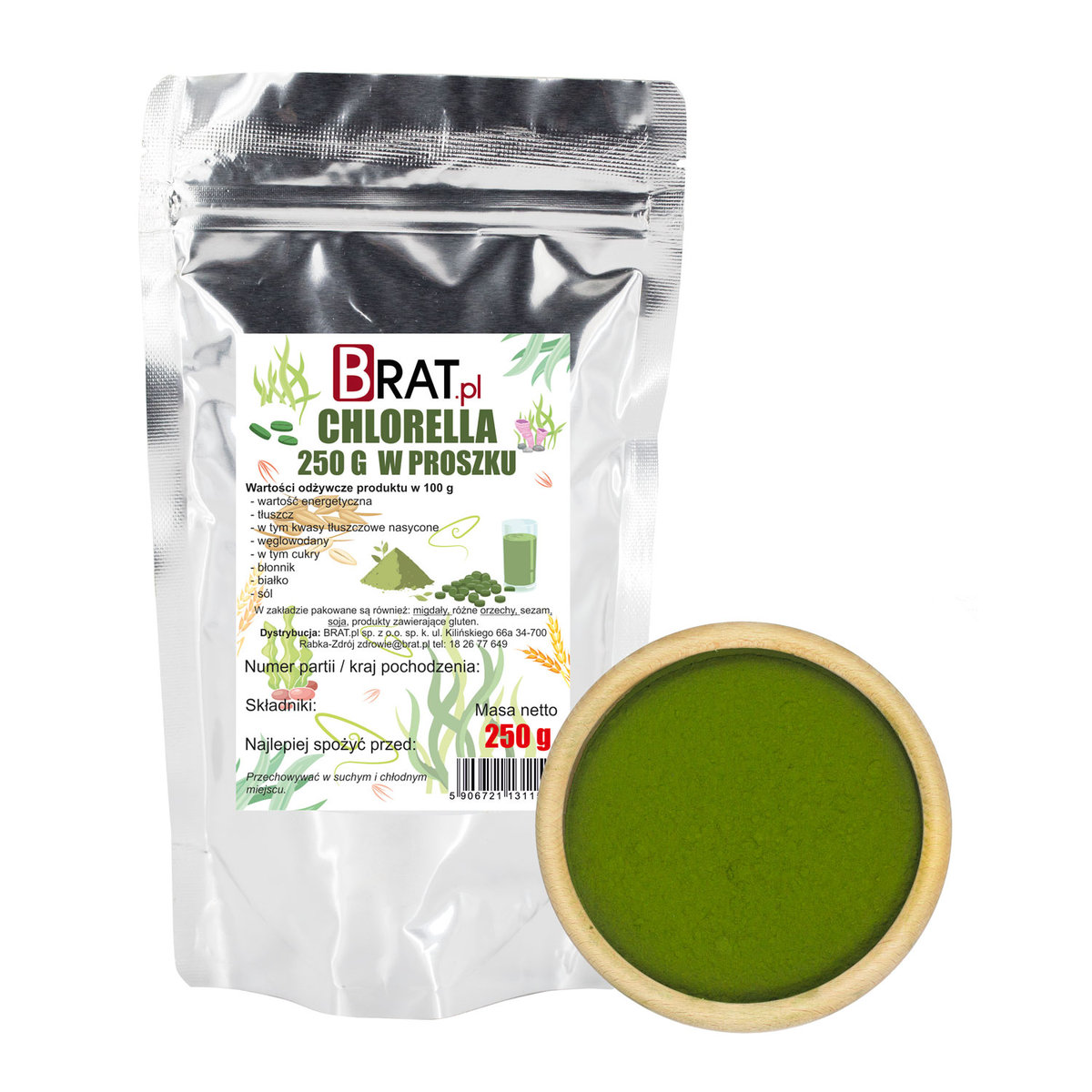 BIO Chlorella w proszku 250g
