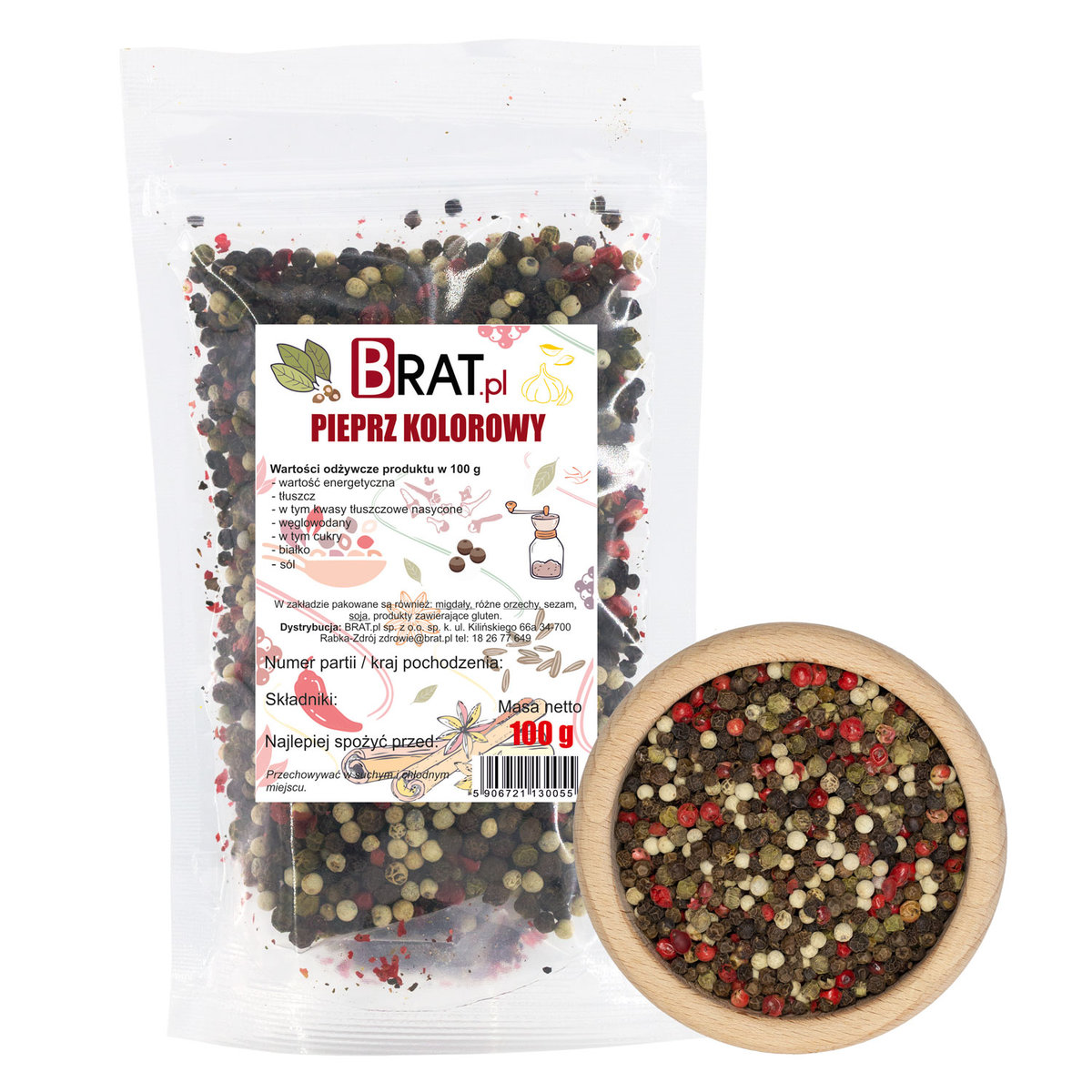 Pieprz kolorowy 100g