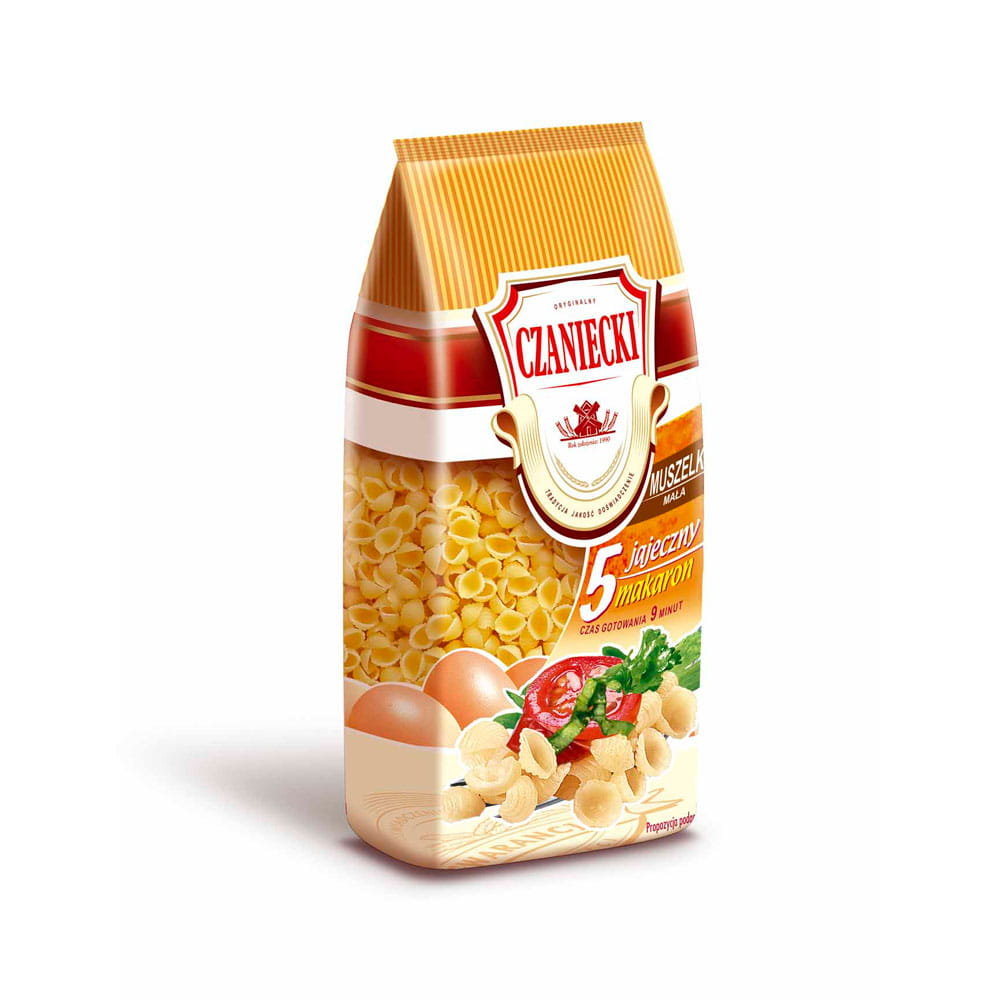 Czaniecki Czanieckie Makarony Makaron Muszelka 250 g 1772