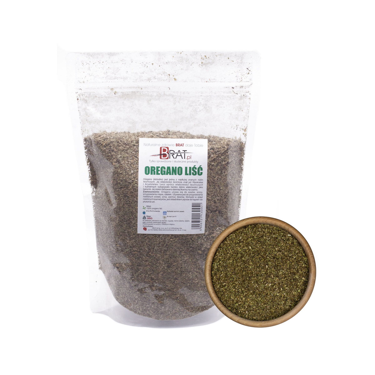 Oregano liść 500g
