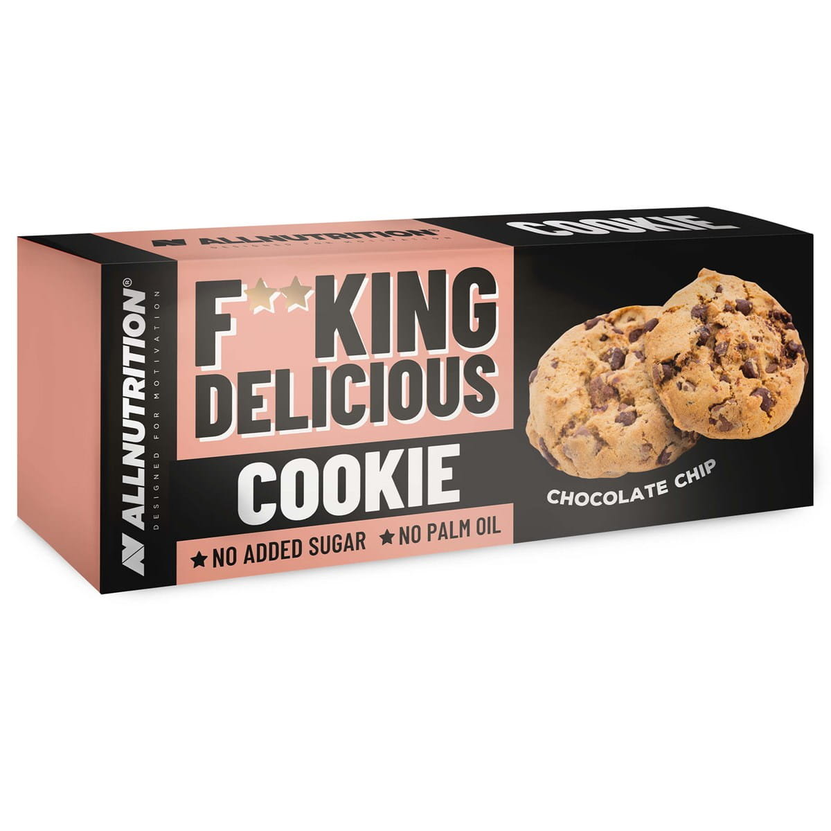 Allnutrition Ciasteczka kakaowe z kawałkami czekolady F**king Delicious 135 g