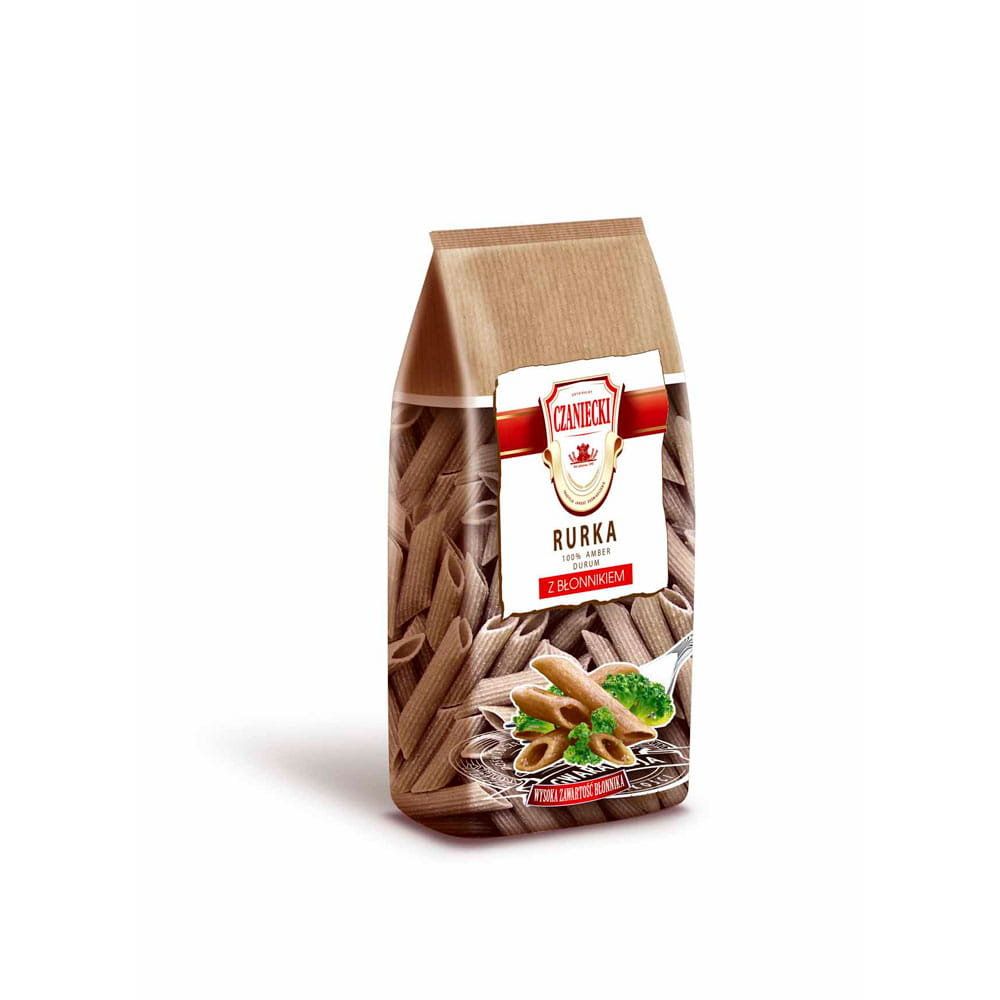 Makaron Czaniecki z błonnikiem Rurka Ukośna 250g