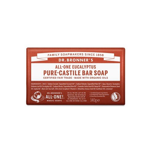 Dr. Bronner's Bar Soap Eukalyptus (140g)