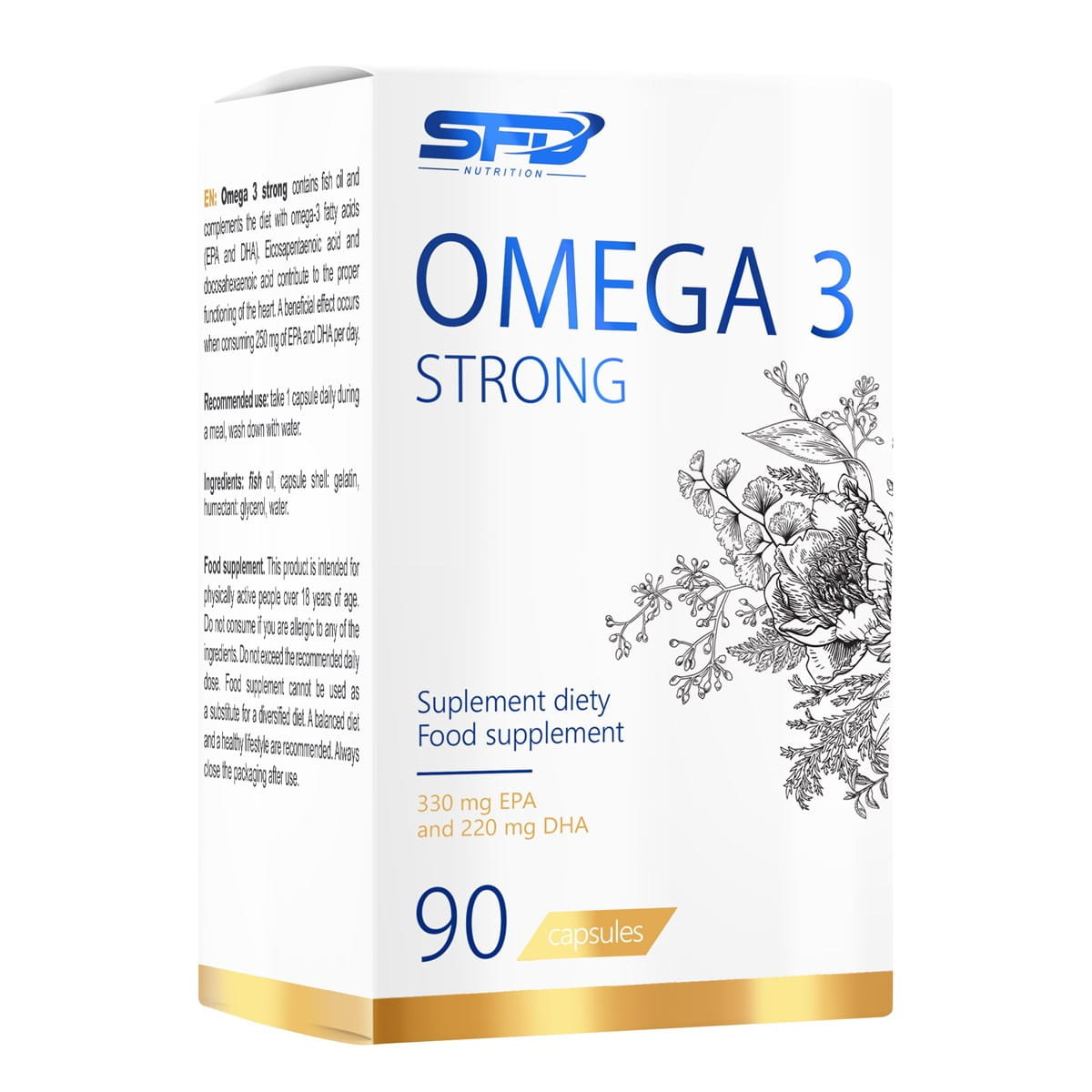 SFD NUTRITION Omega 3 Strong 90softgels