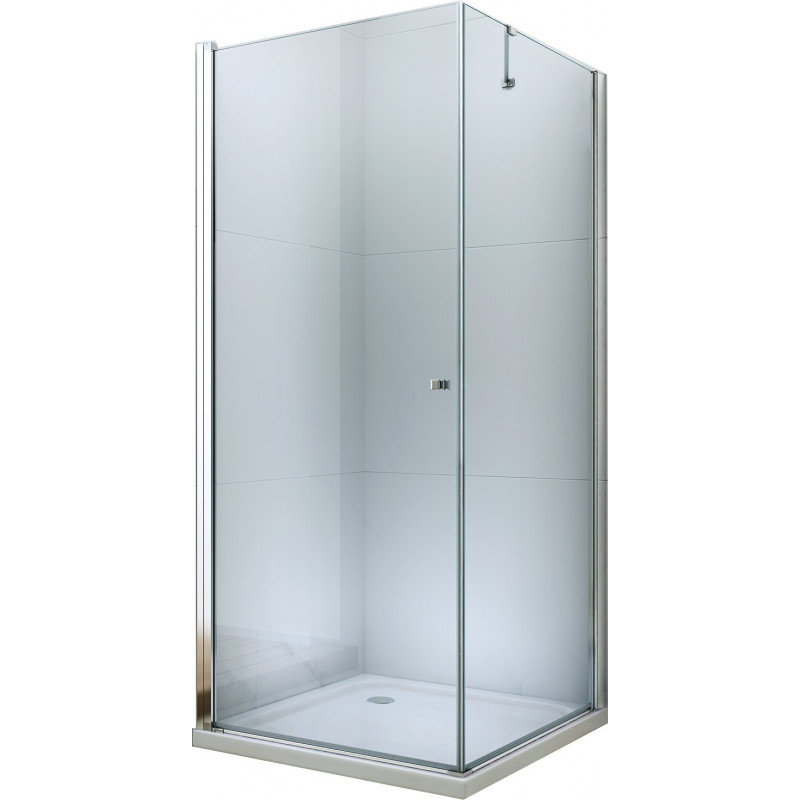 Mexen Pretoria kabina prysznicowa uchylna 80 x 100 cm, transparent, chrom - 852-080-100-01-00