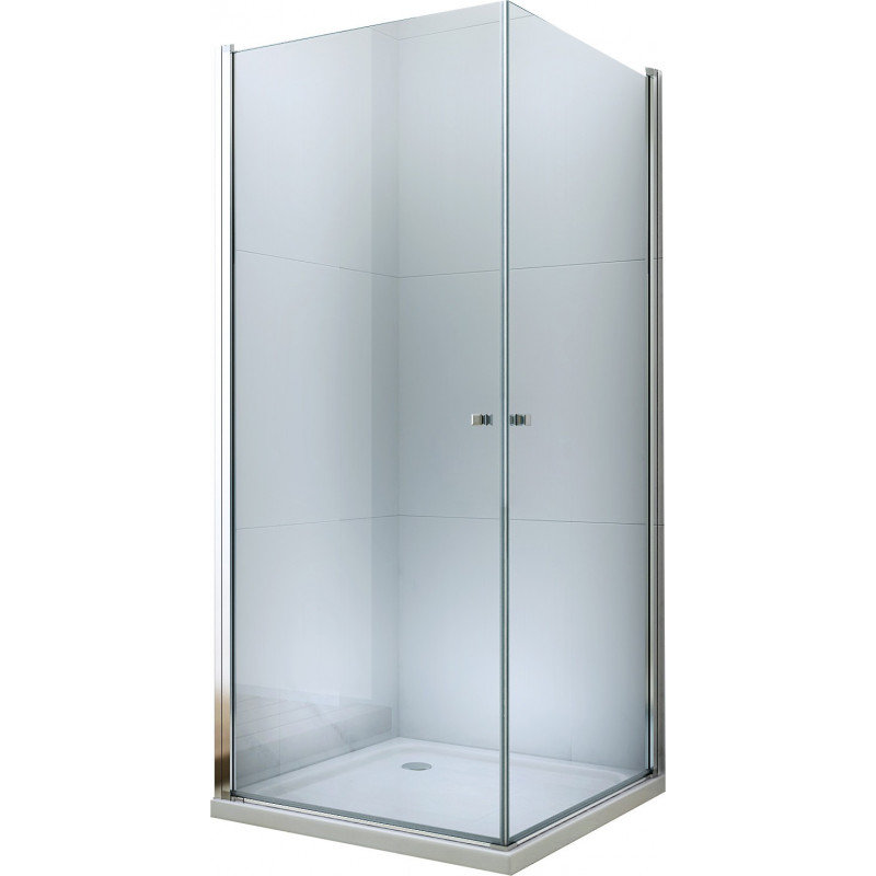 Mexen Pretoria Duo kabina prysznicowa uchylna 80x70 cm, transparent, chrom - 852-080-070-02-00