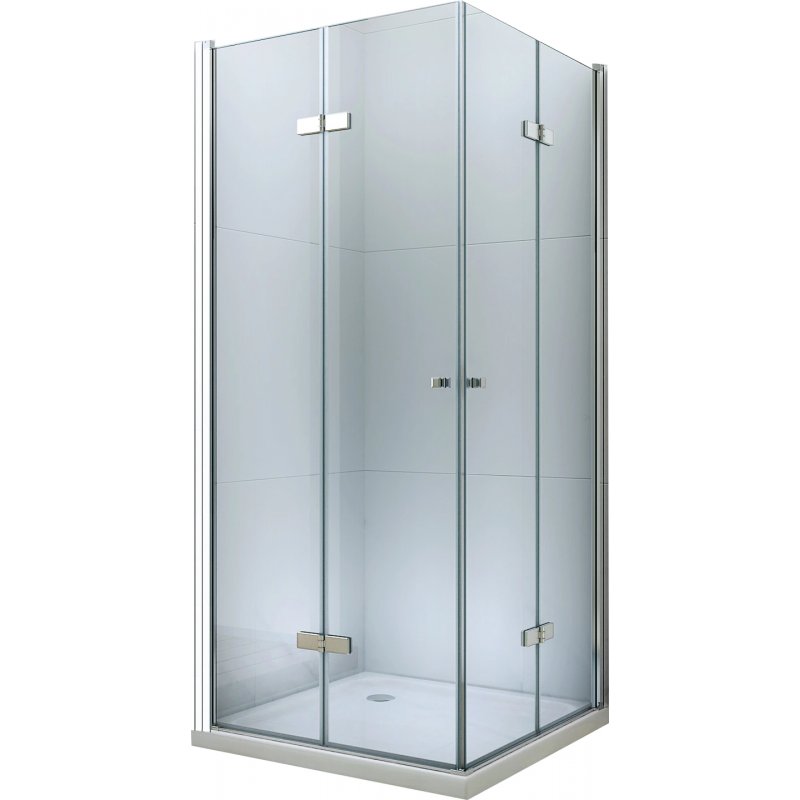 Mexen Lima Duo kabina prysznicowa składana 90 x 80 cm, transparent, chrom - 856-090-080-02-00