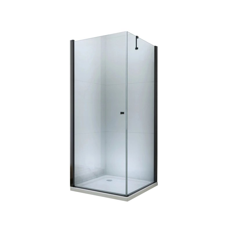 Mexen Pretoria kabina prysznicowa uchylna 70x110 cm, transparent, czarny - 852-070-110-70-00
