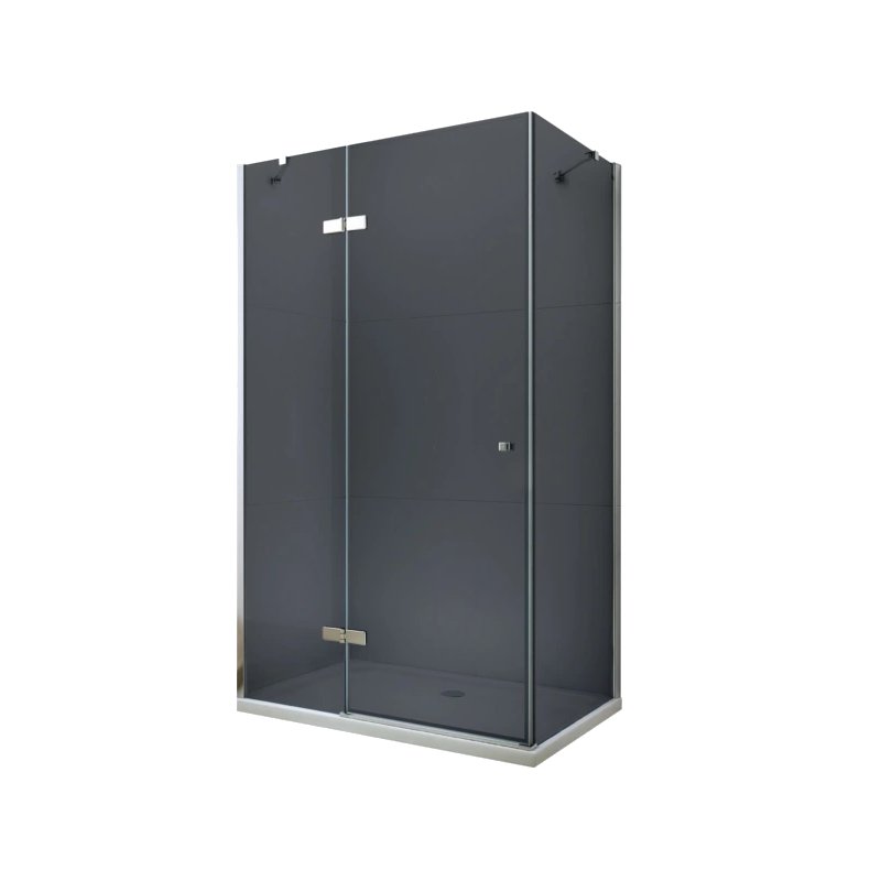 Mexen Roma kabina prysznicowa uchylna 70 x 70 cm, grafit, chrom - 854-070-070-01-40