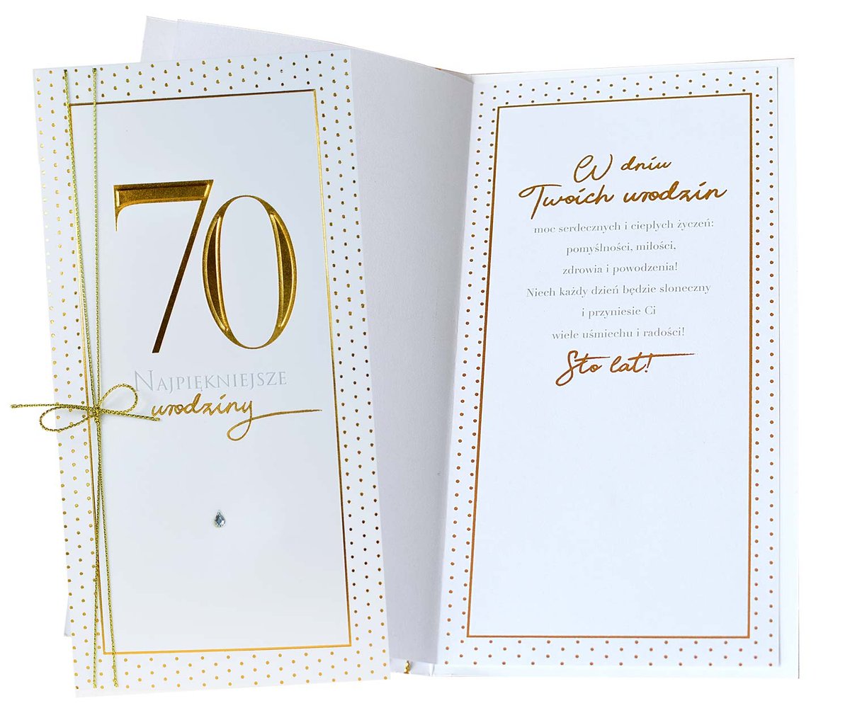 KUKARTKA KUKARTKA Karnet PM-196 Urodziny 70 441151