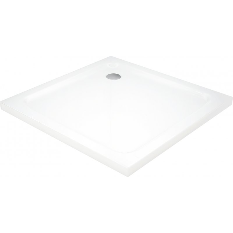 MEXEN Slim Brodzik Półokrągły 80 x 80 + Syfon