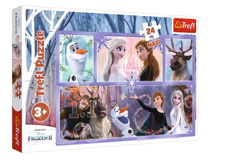 Trefl Puzzle 24 maxi Świat pełen magii Frozen 2 14345