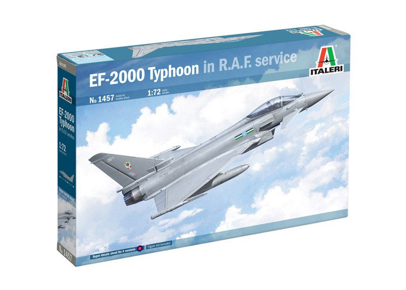 Italeri Model do sklejania EF-2000 Typhoon In R.A.F. Service 1/72 1457