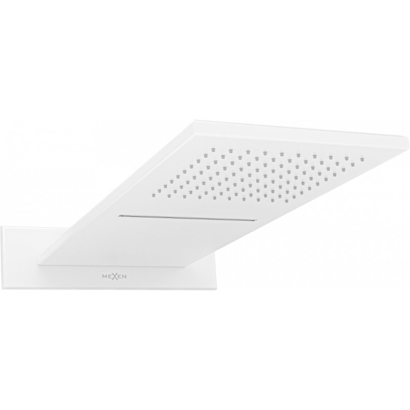 Mexen Waterfall deszczownica slim 50 x 22 cm biała - 79190-20