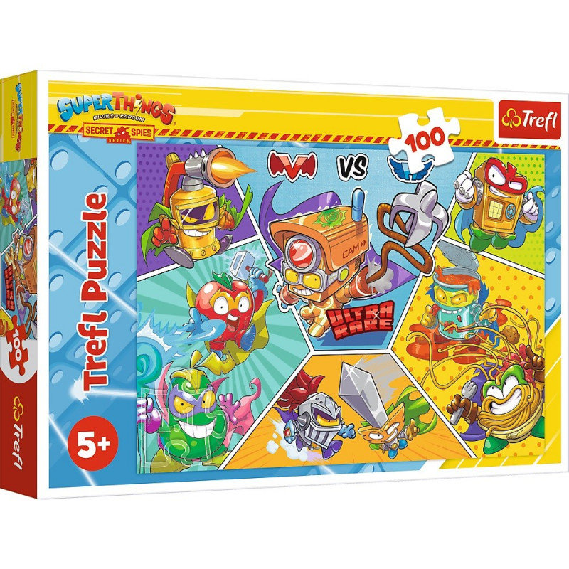 Trefl Puzzle 100 elementów Tajni szpiedzy w akcji Super Zings