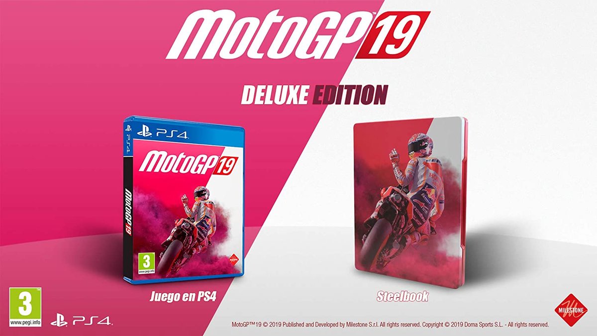 MotoGP 19 Deluxe + Steelbook GRA PS4