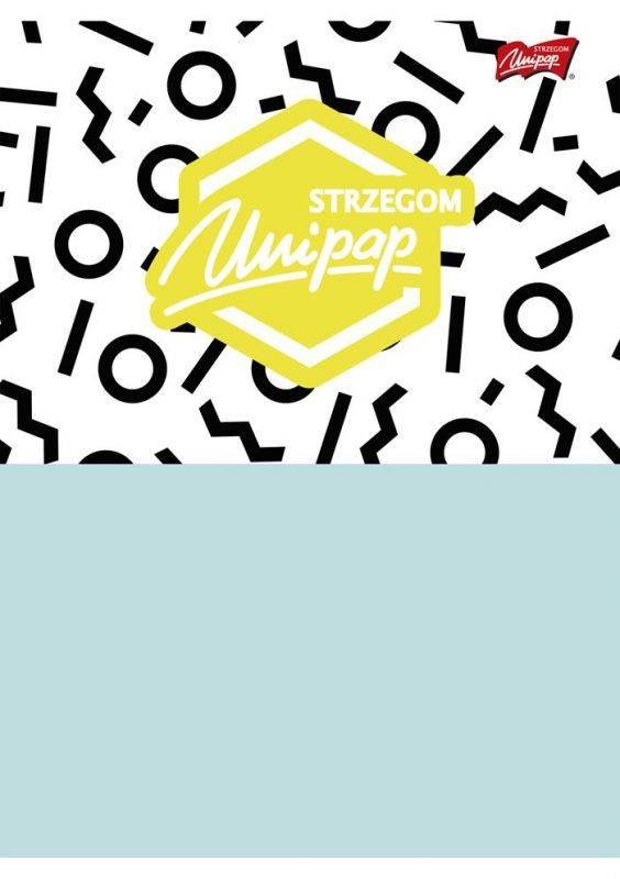 Unipap Zeszyt A5 96 kartek w kratkę dziewczęcy UNIPA