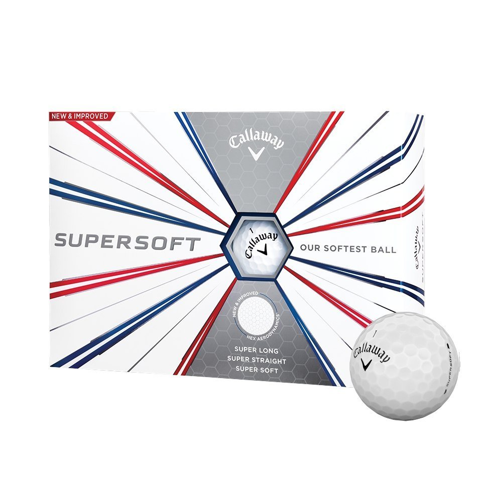 Piłki golfowe CALLAWAY SUPERSOFT (białe, model 2021)