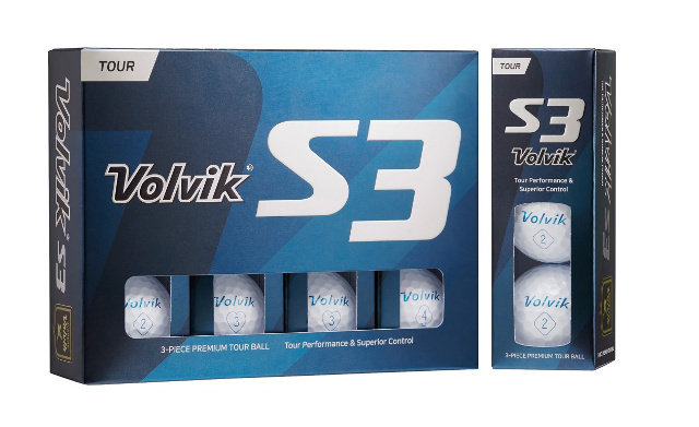 Piłki golfowe VOLVIK TOUR S3 (białe)