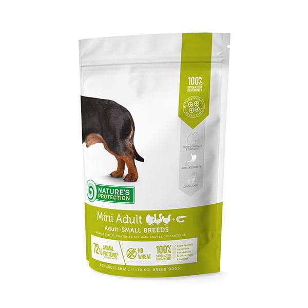 NATURES PROTECTION Mini Adult Poultry with Krill 500g
